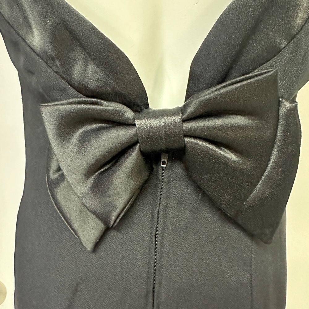 Hollywood Nites Vintage Classic Black Gown fits‎ a sz 4/6 Women’s - Picture 8 of 9